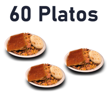 Cojín de Lechona (60 platos)
